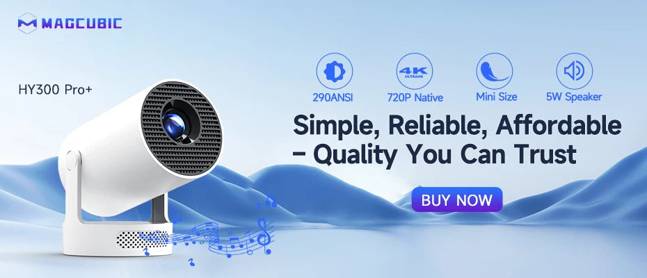 WiFi6 Projector with Android 11 & Dual WiFi 4K - Z A F L U X X - E M P I R E
