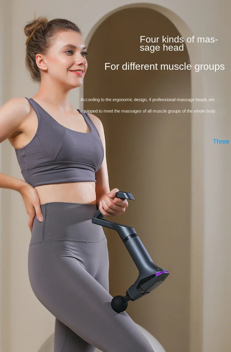 Hot Selling Multifunctional Muscle Relaxation Long-handle Massage Gun - Z A F L U X X - E M P I R E