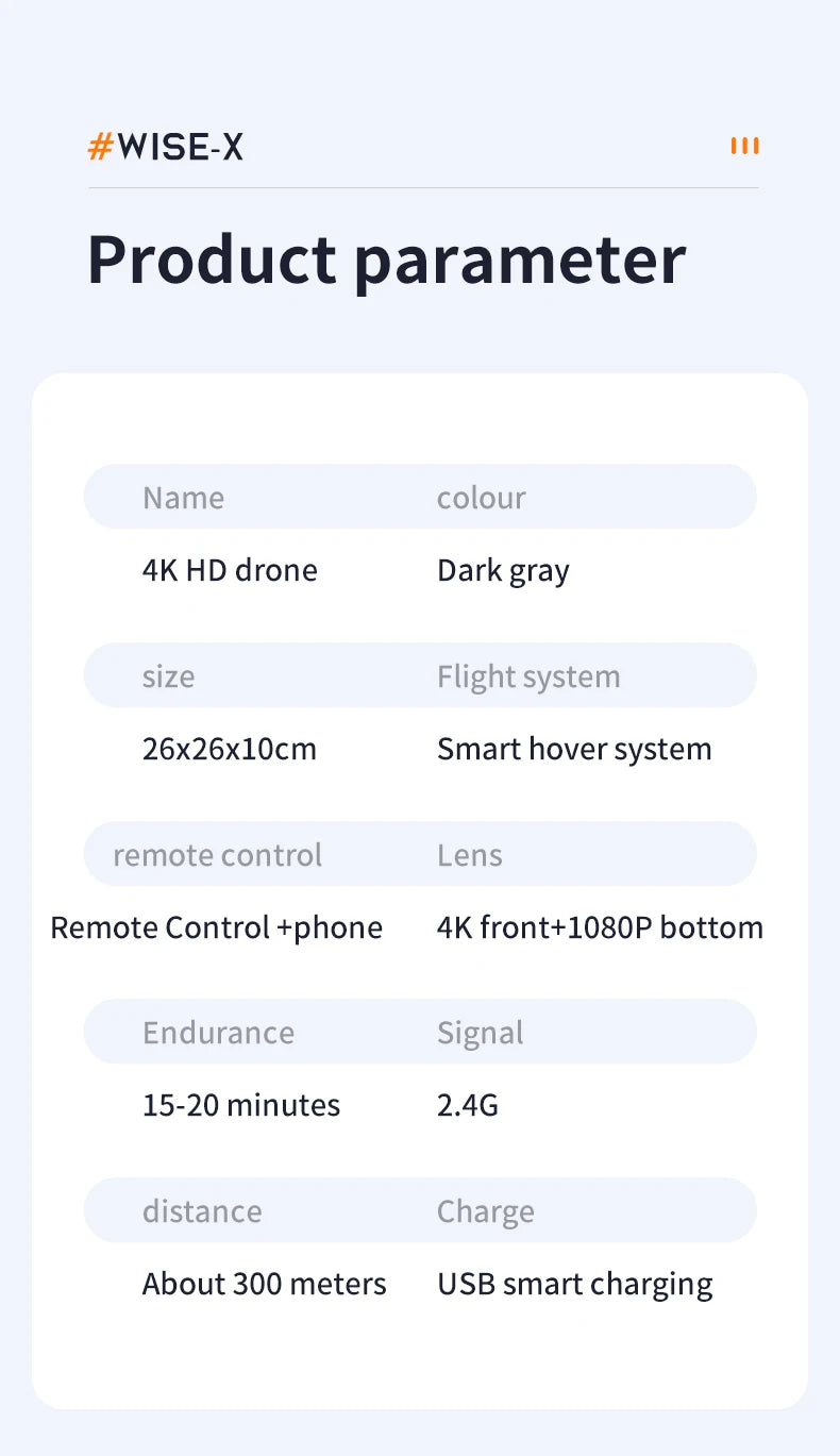 4K HD Dual Camera, 6K WIFI FPV Quadcopter - Z A F L U X X - E M P I R E