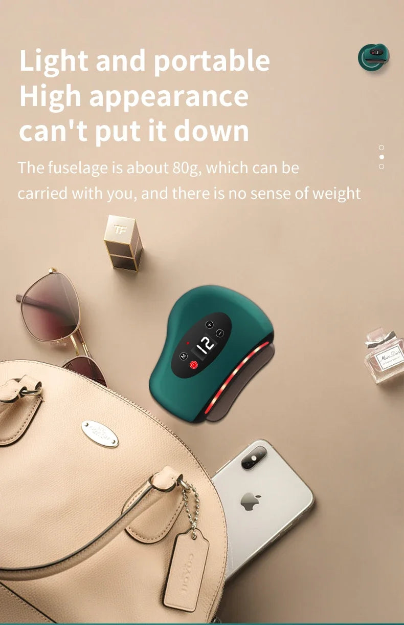 Electric Guasha Massager Hot Compress Vibration - Z A F L U X X - E M P I R E