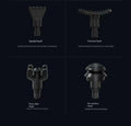 Fascia Gun LED Touch Screen Muscle Massager - Z A F L U X X - E M P I R E