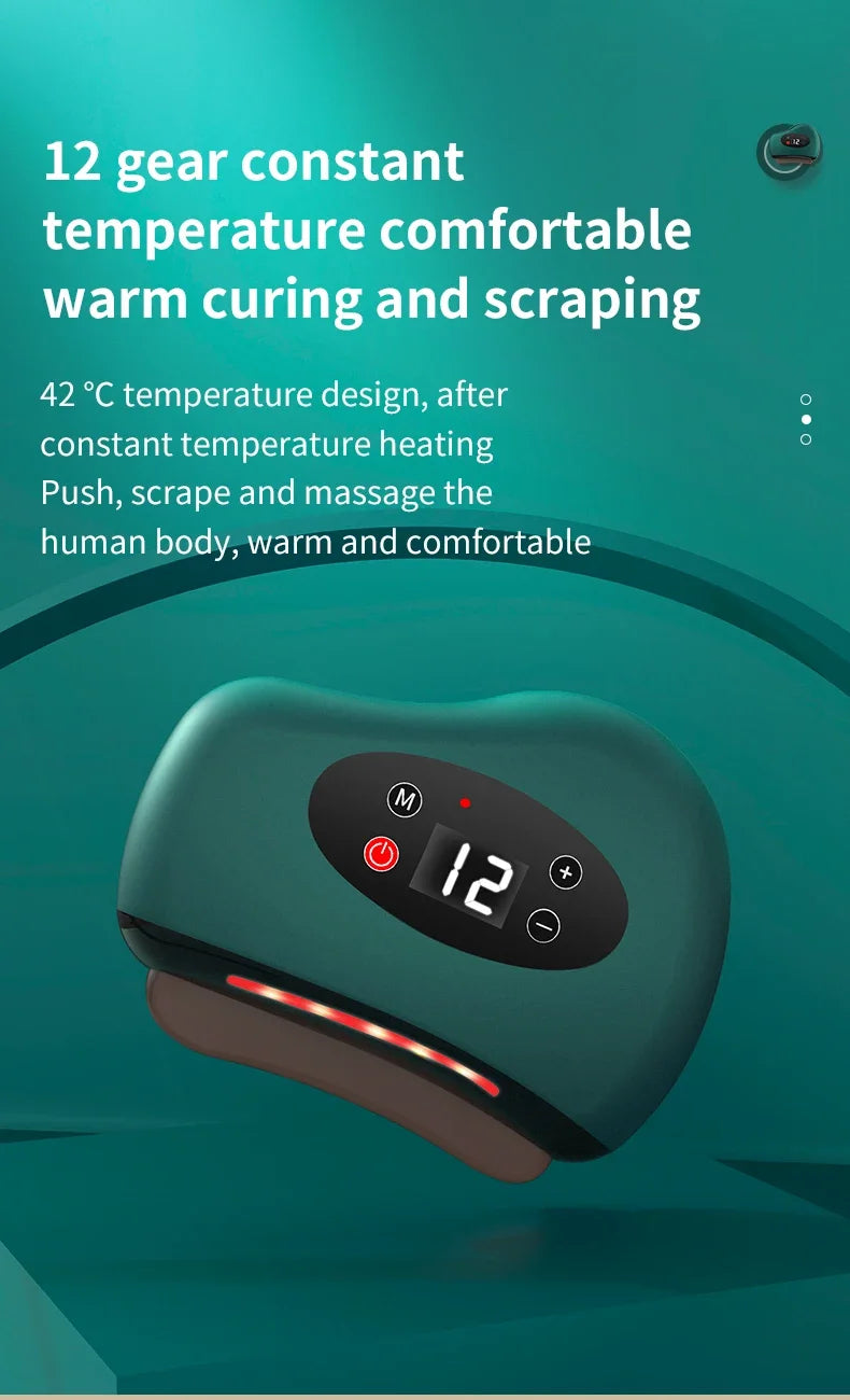 Electric Guasha Massager Hot Compress Vibration - Z A F L U X X - E M P I R E