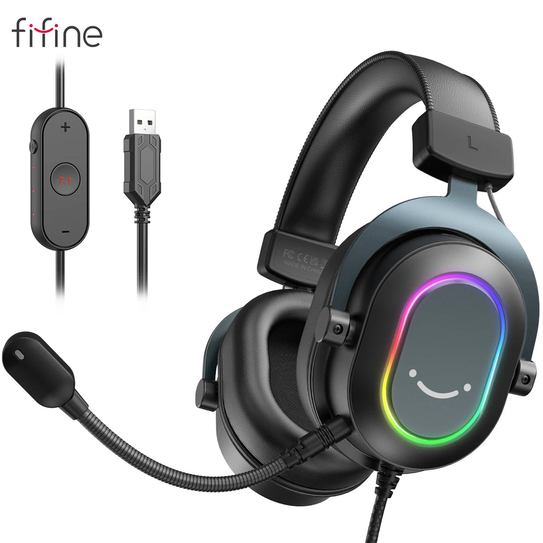 Fifine RGB Gaming Headset - Z A F L U X X - E M P I R E
