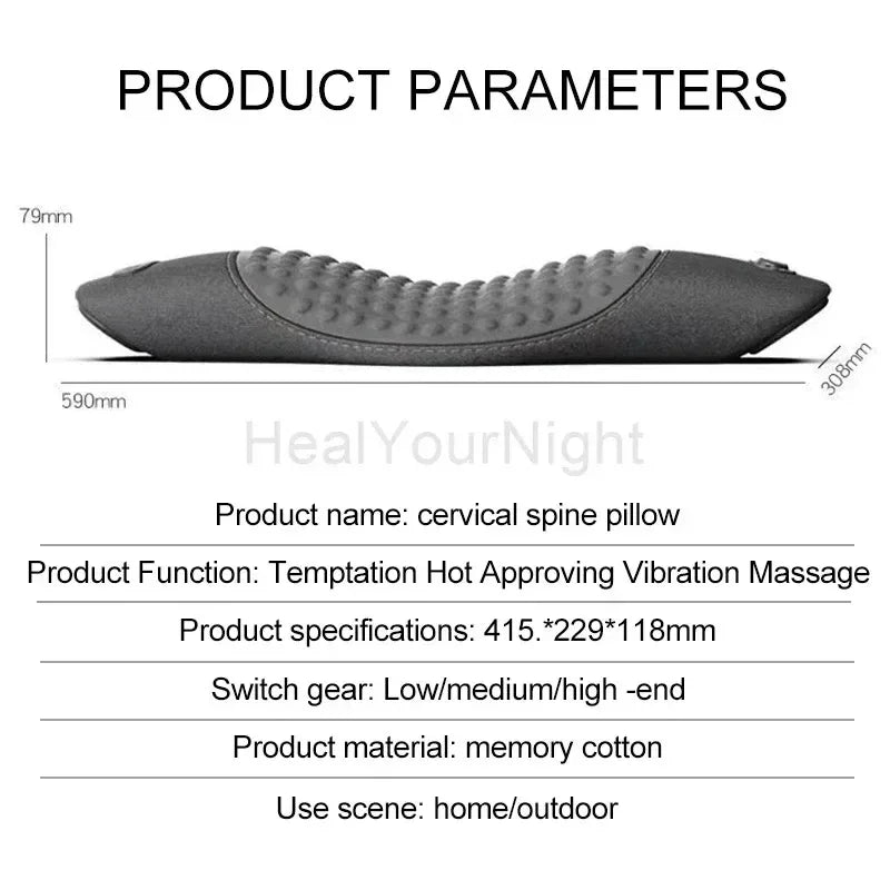 Soothe Waist Pillow with Heating & Vibration Massage - Z A F L U X X - E M P I R E