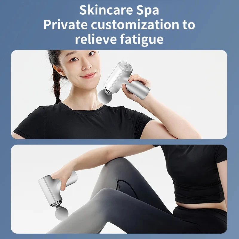 Portable AI Percussion Massage Gun with LED Light - Z A F L U X X - E M P I R E