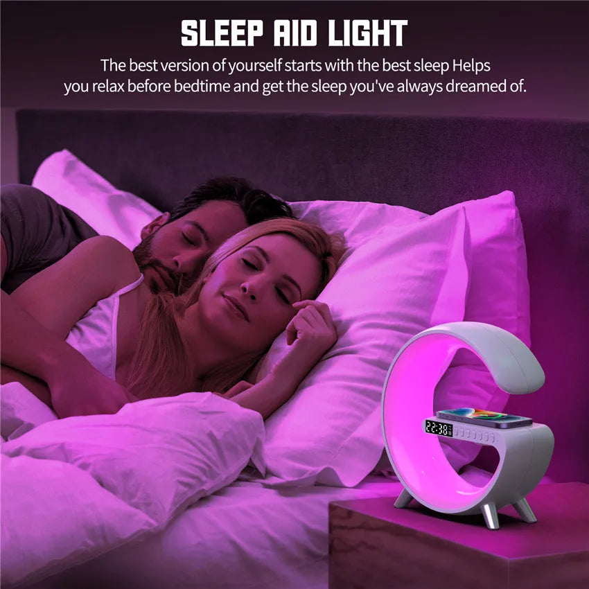 Wireless Charger with Bluetooth Speaker & LED Lamp - Z A F L U X X - E M P I R E