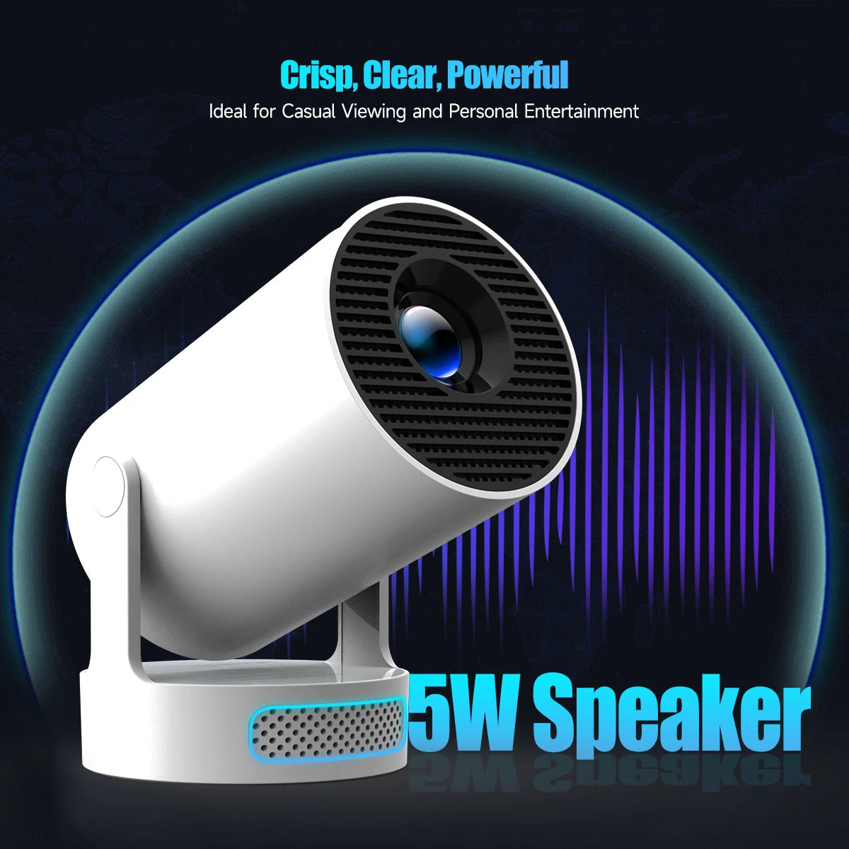 WiFi6 Projector with Android 11 & Dual WiFi 4K - Z A F L U X X - E M P I R E