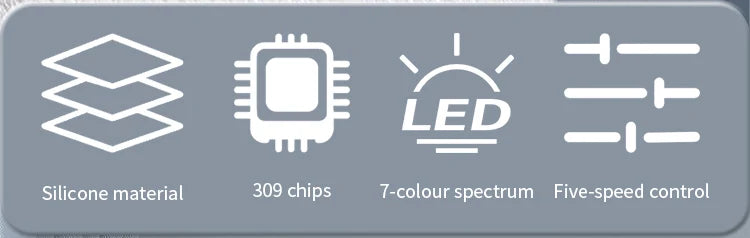 7-Color LED Face & Neck Mask - Z A F L U X X - E M P I R E