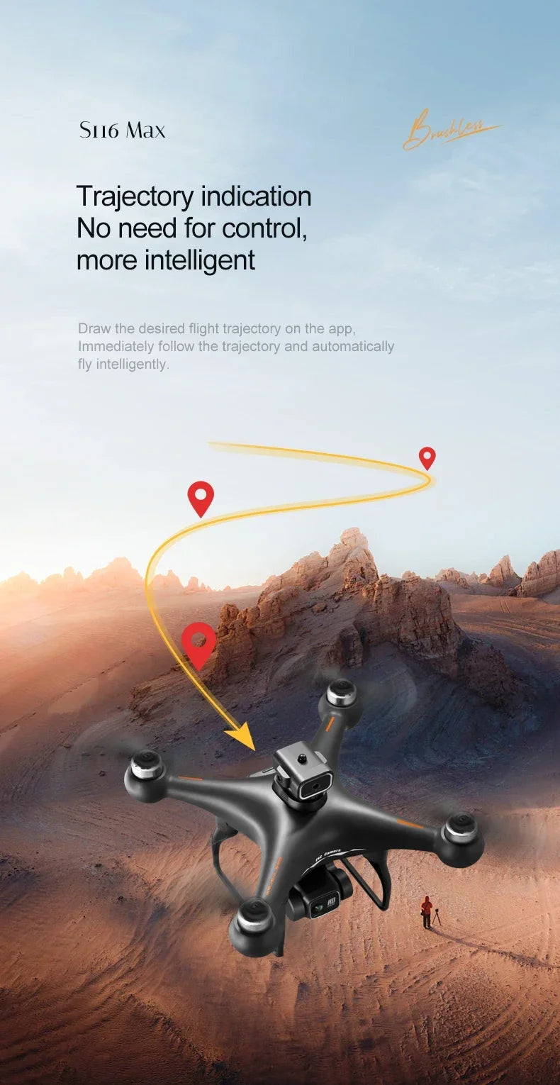 S116 MAX Professional Drone - Z A F L U X X - E M P I R E