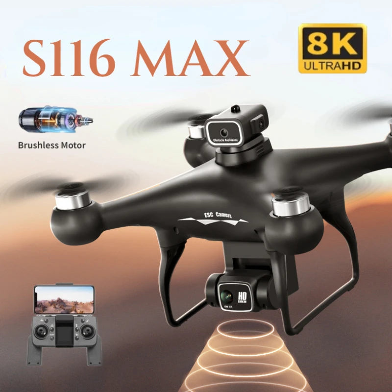 S116 MAX Professional Drone - Z A F L U X X - E M P I R E