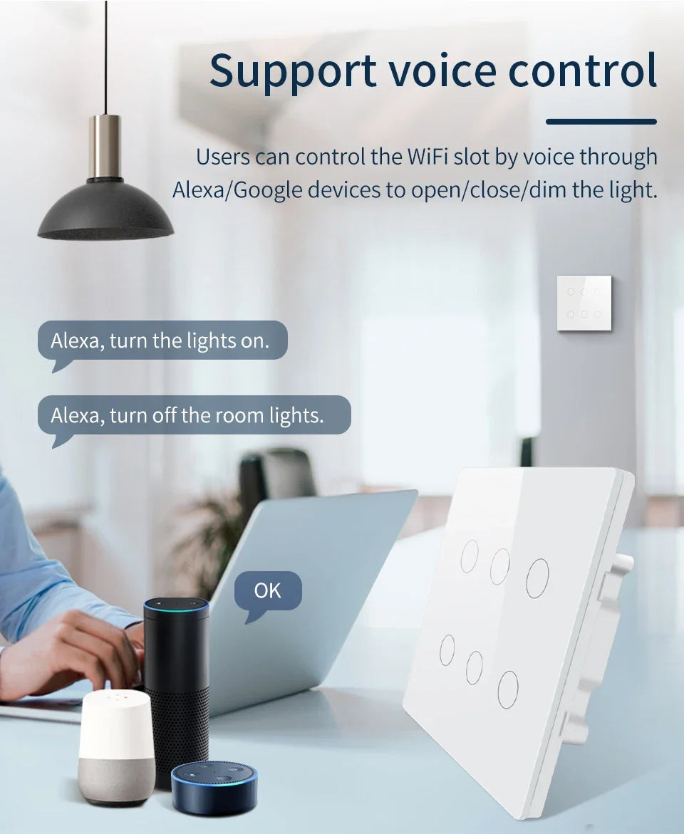 Smart Touch Light Switch - Z A F L U X X - E M P I R E