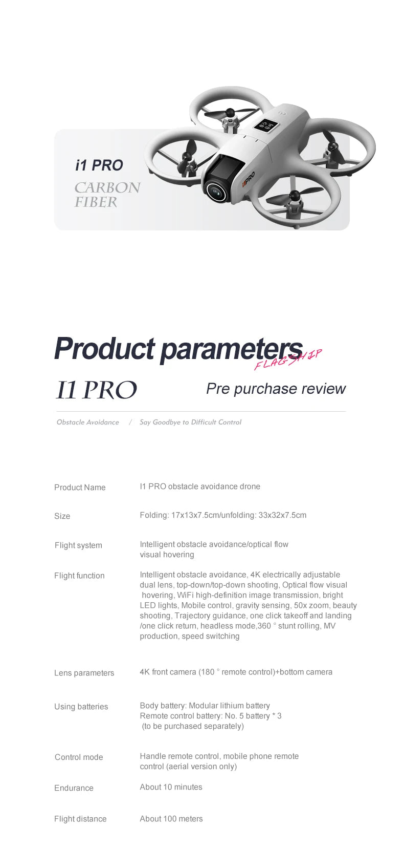 i1 PRO Mini Drone - Z A F L U X X - E M P I R E