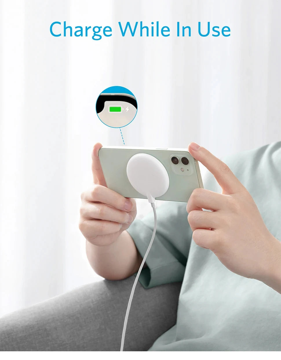 Magnetische Draadloze Snellader Voor iPhone - Z A F L U X X - E M P I R E