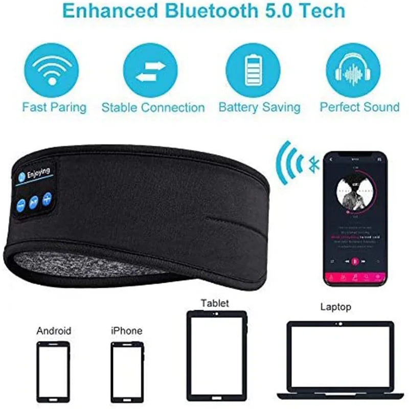 Bluetooth Earphones Sports Sleeping Headband - Z A F L U X X - E M P I R E