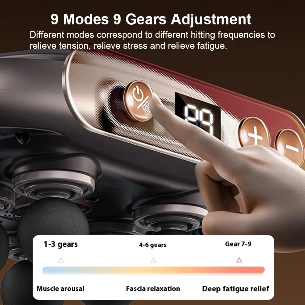 Head Fascia Muscle Massager Gun - Z A F L U X X - E M P I R E