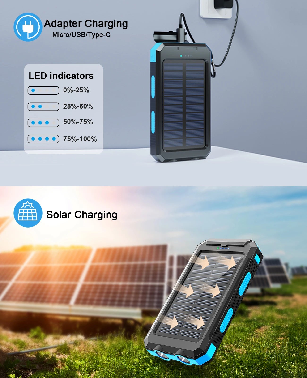 Outdoor Solar Power Bank - Z A F L U X X - E M P I R E