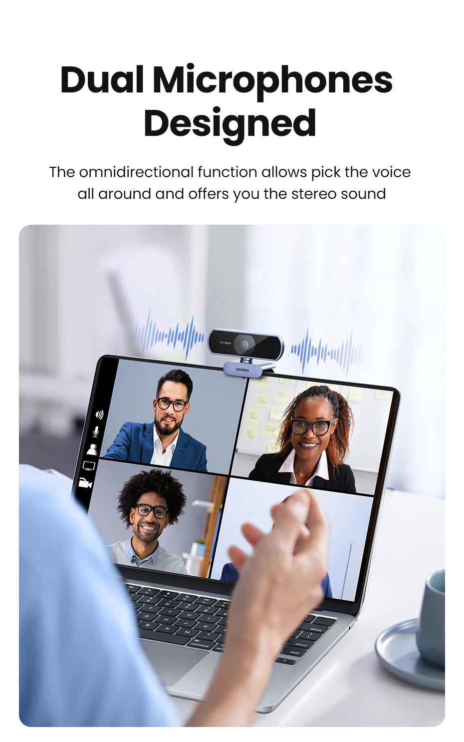 Mini Web Camera for Laptop & Computer Dual Microphones - Z A F L U X X - E M P I R E