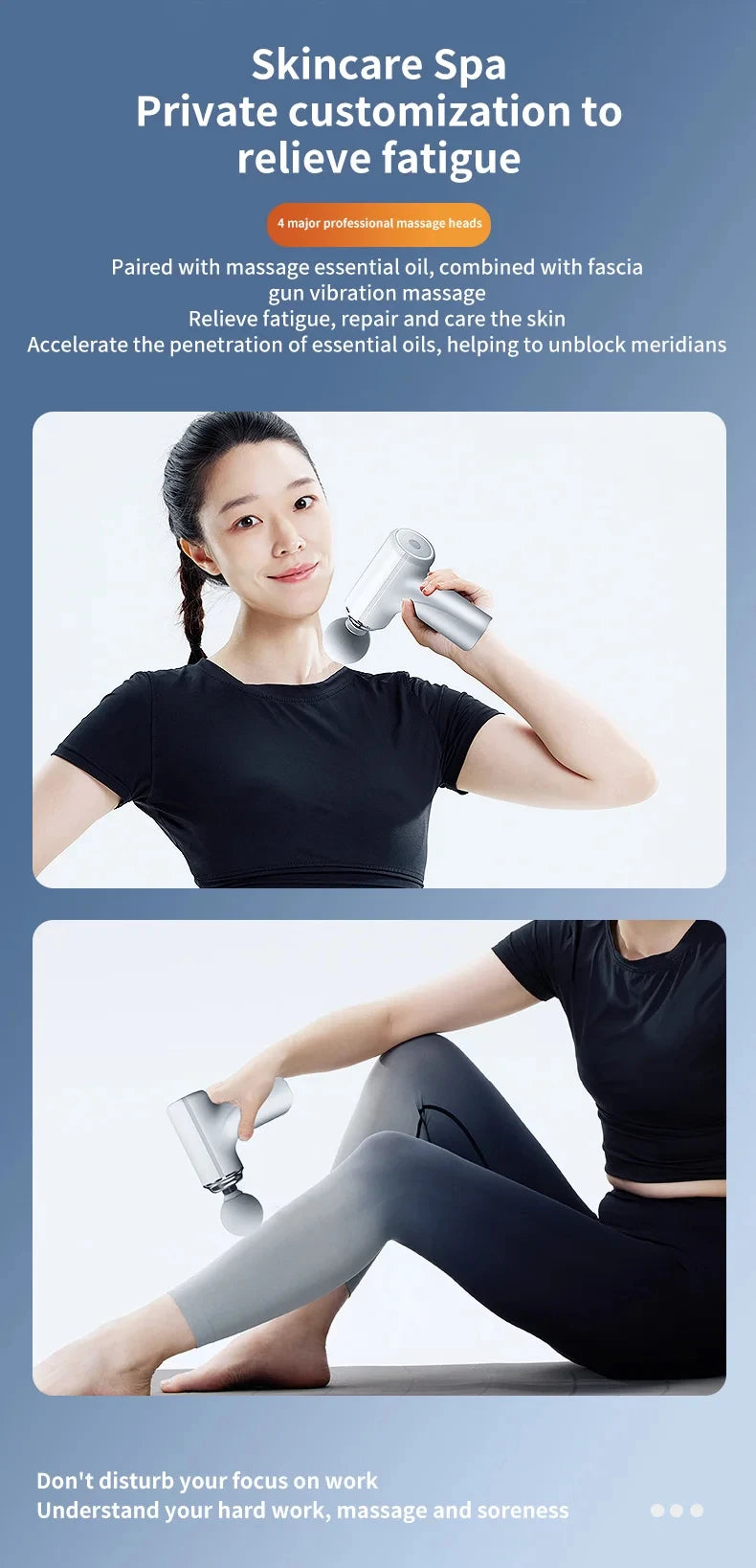 Portable AI Percussion Massage Gun - Z A F L U X X - E M P I R E