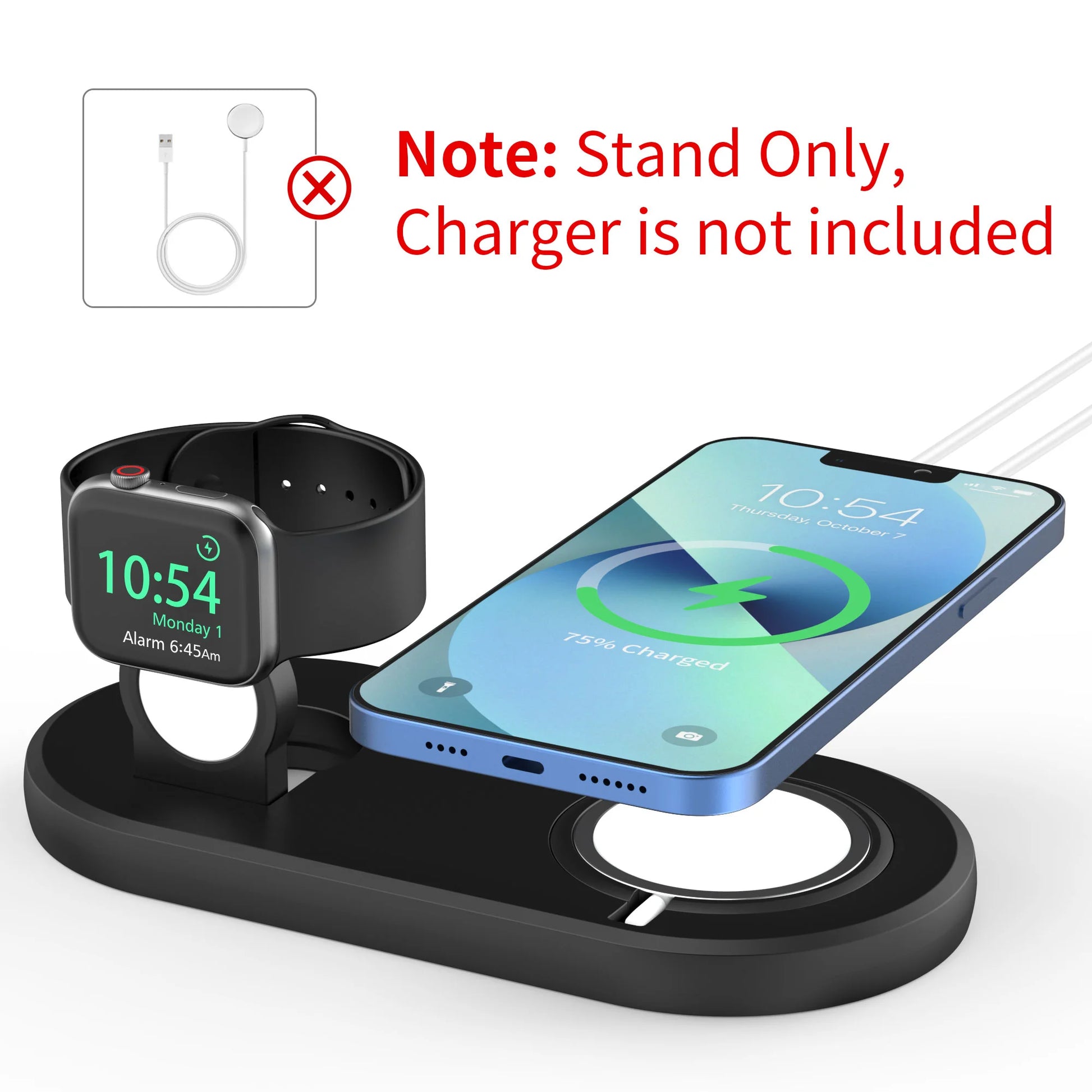 3-in-1 MagSafe Stand for iPhone & Watch - Z A F L U X X - E M P I R E