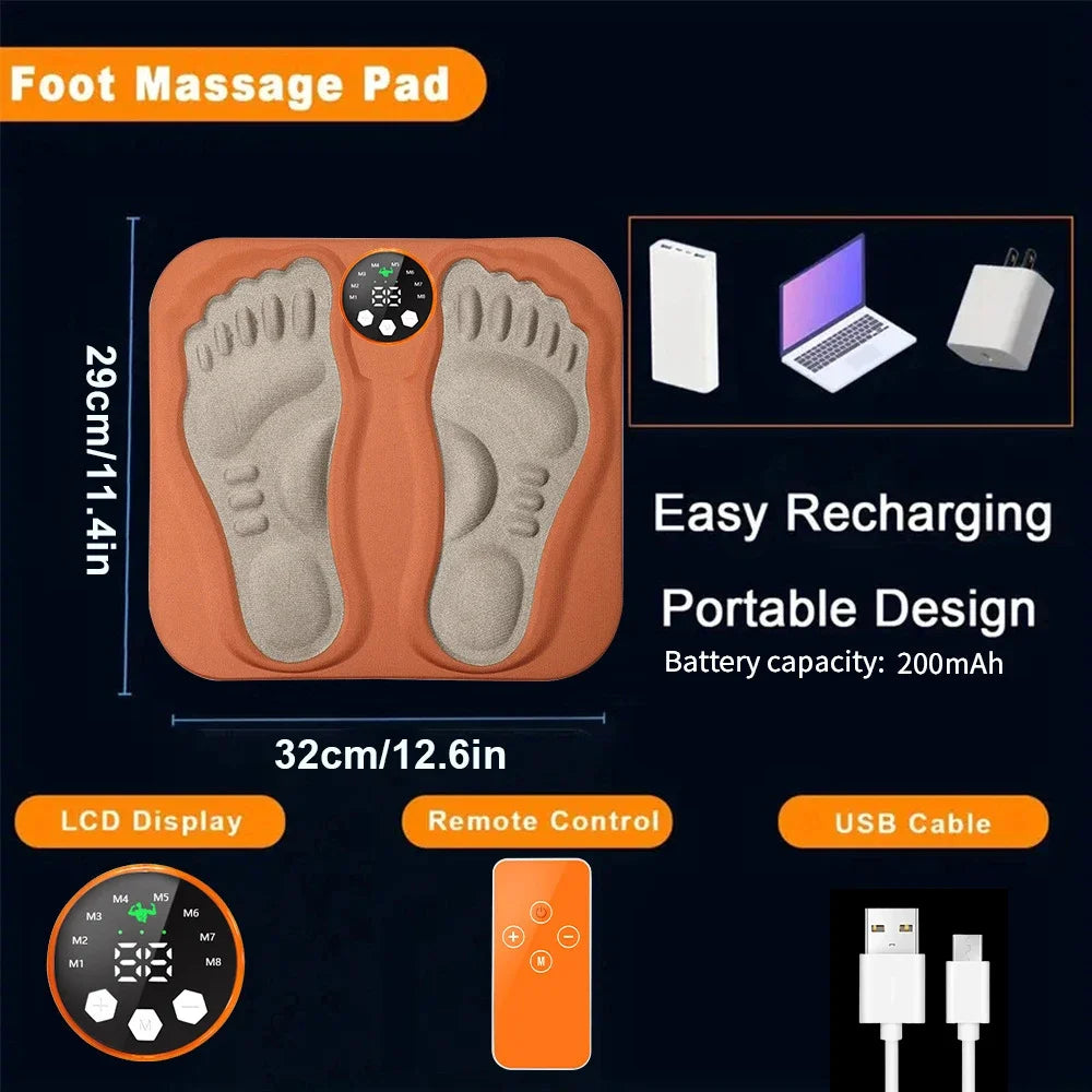 3D Smart Foot Massage Pad – 8 Modes 29 Levels - Z A F L U X X - E M P I R E