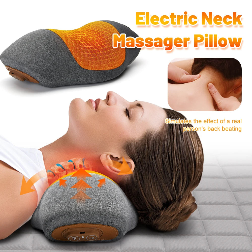 Electric Neck Massager with Heat and Traction - Z A F L U X X - E M P I R E