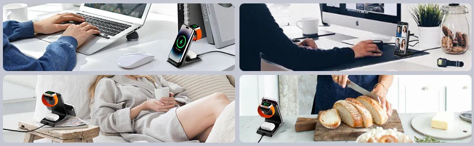3-in-1 Draadloze Oplader Voor Apple - Z A F L U X X - E M P I R E