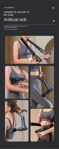 Hot Selling Multifunctional Muscle Relaxation Long-handle Massage Gun - Z A F L U X X - E M P I R E