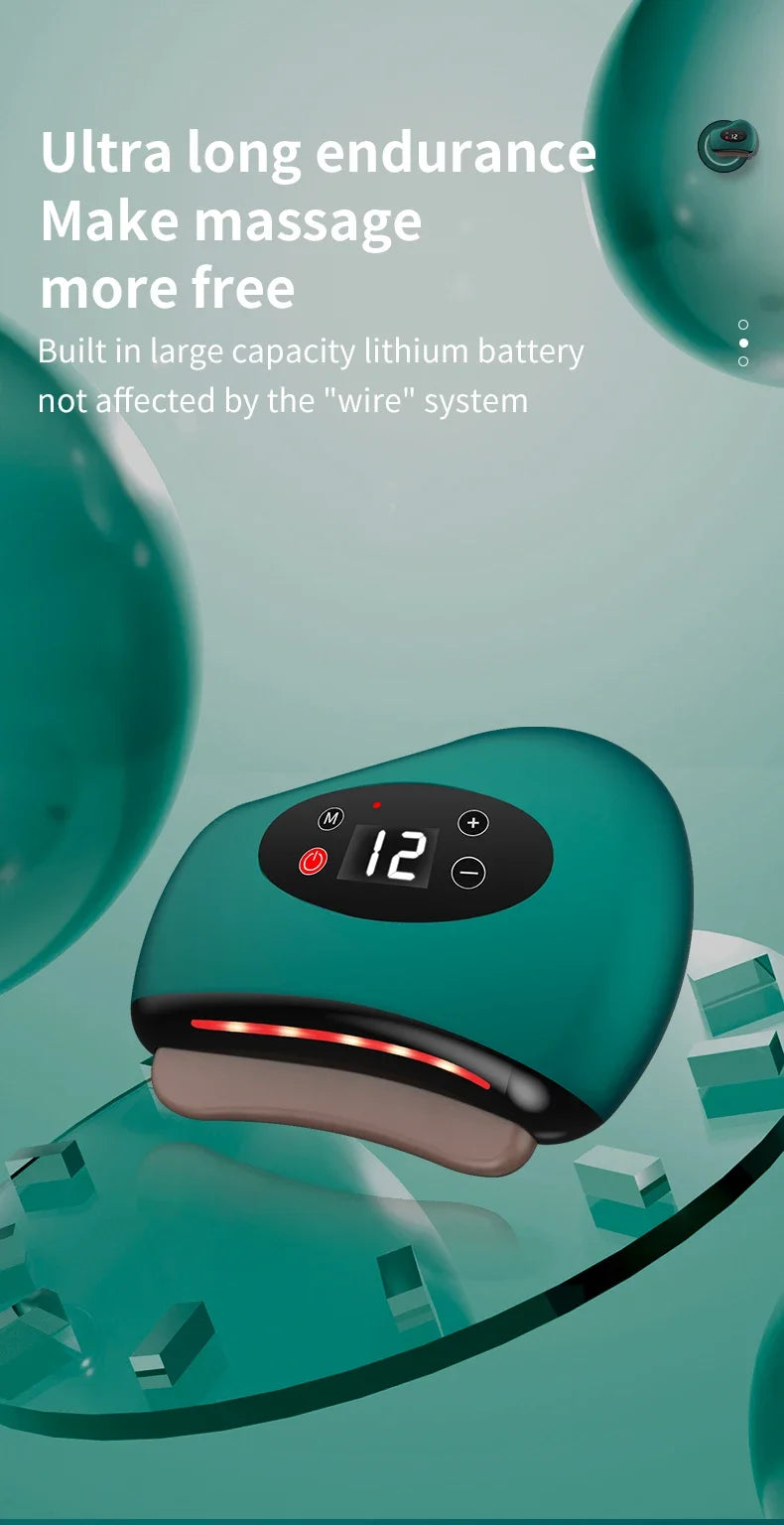 Electric Guasha Massager Hot Compress Vibration - Z A F L U X X - E M P I R E