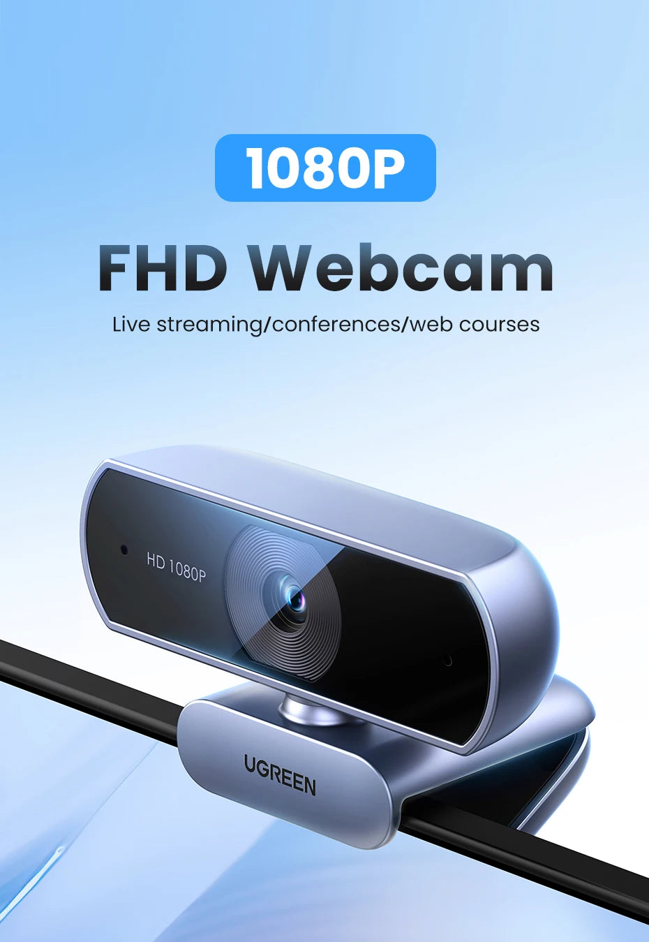 Mini Web Camera for Laptop & Computer Dual Microphones - Z A F L U X X - E M P I R E