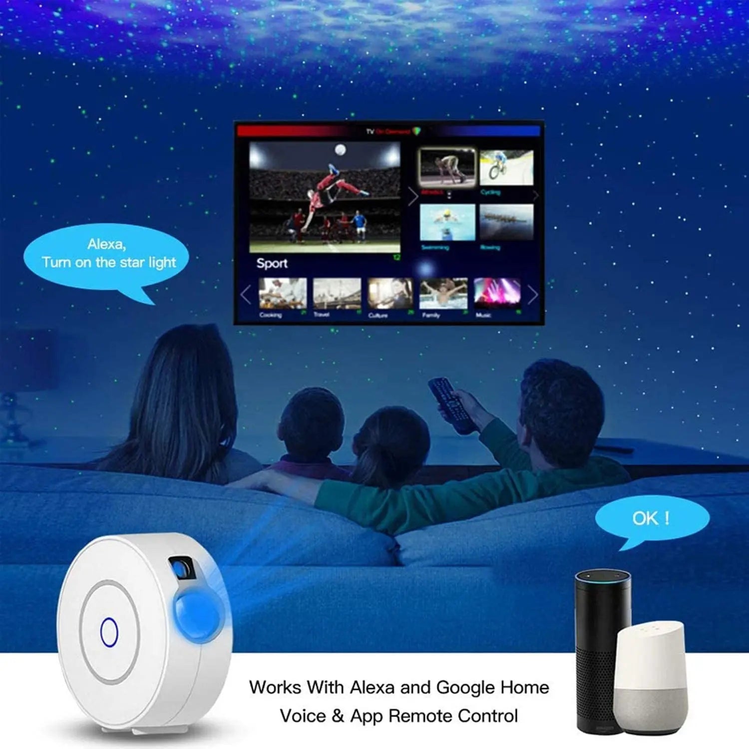 Tuya WiFi Smart Aurora Star Projector - Z A F L U X X - E M P I R E