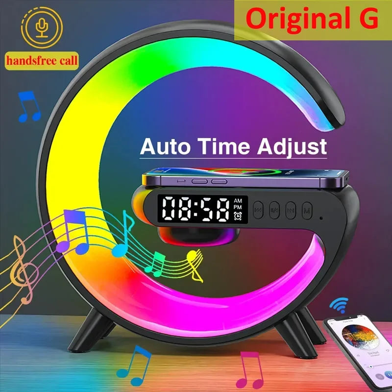 Wireless Charger Pad Bluetooth Speaker RGB Light - Z A F L U X X - E M P I R E