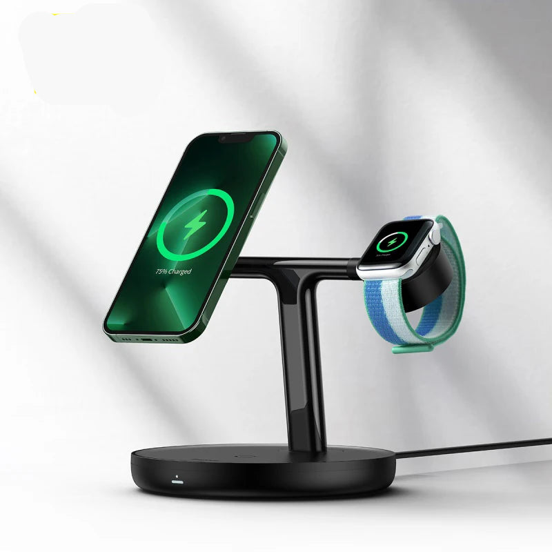 Baseus 3 in 1 20W Magnetic Wireless Charger Stand - Z A F L U X X - E M P I R E