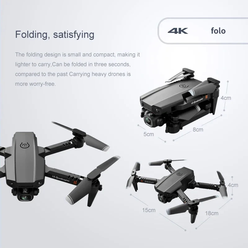 4K HD Camera, WiFi FPV, Foldable Quadcopter - Z A F L U X X - E M P I R E