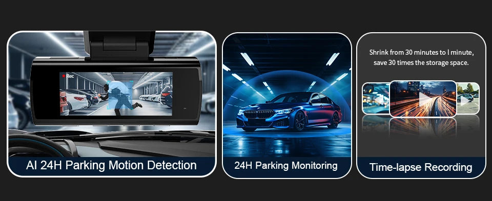 Front & Rear 4K Video Recorder with AI Motion Detection - Z A F L U X X - E M P I R E