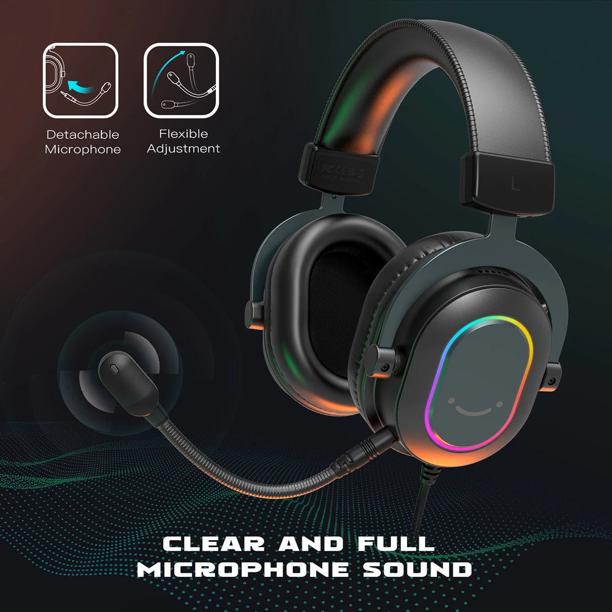 Fifine RGB Gaming Headset - Z A F L U X X - E M P I R E