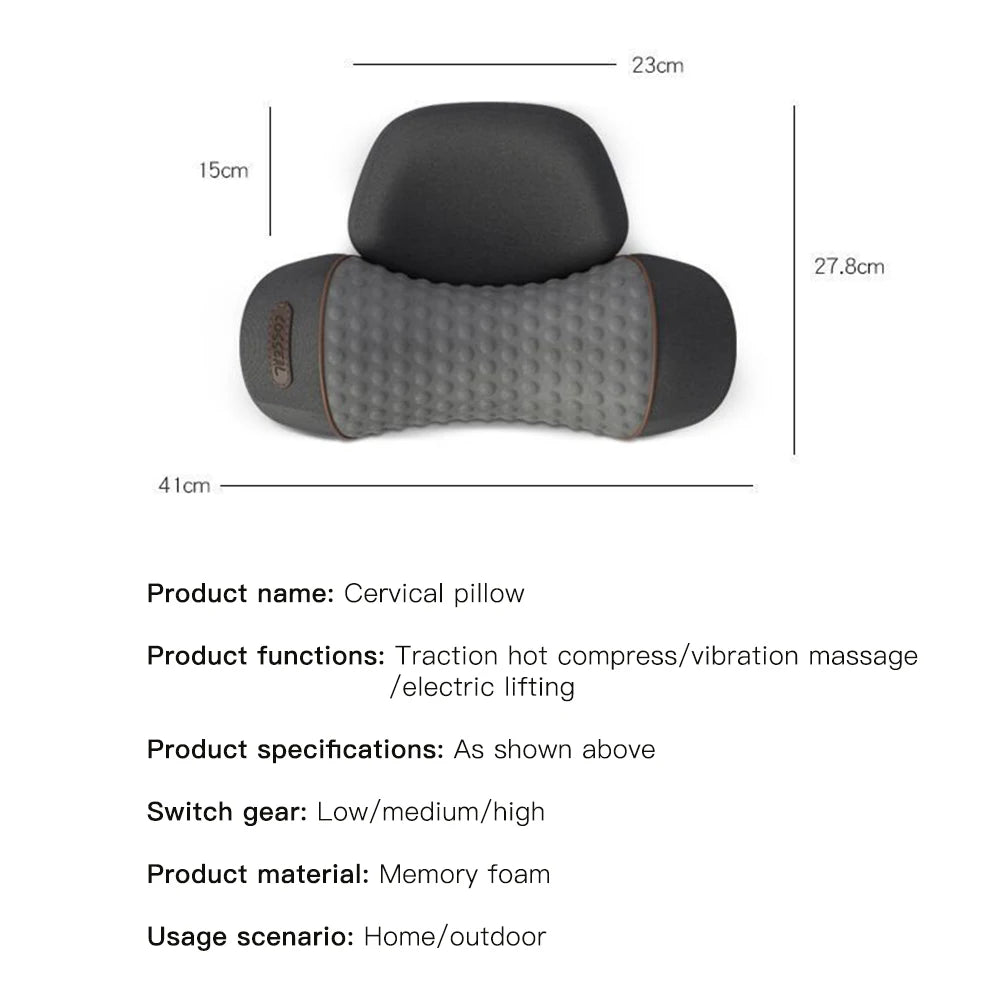 Electric Neck Massager with Heat and Traction - Z A F L U X X - E M P I R E