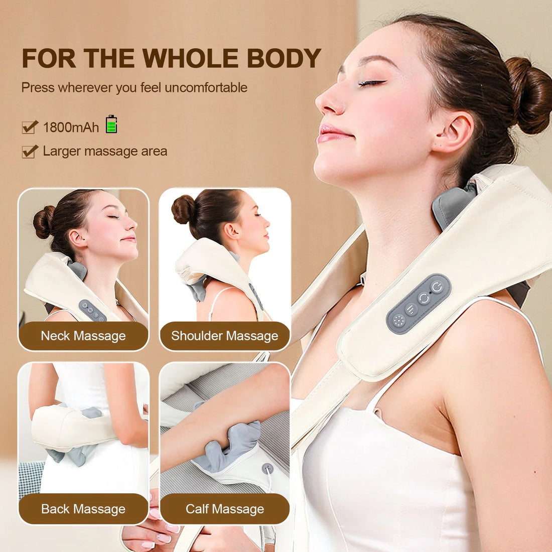 Wireless Neck and Back Massager - Z A F L U X X - E M P I R E