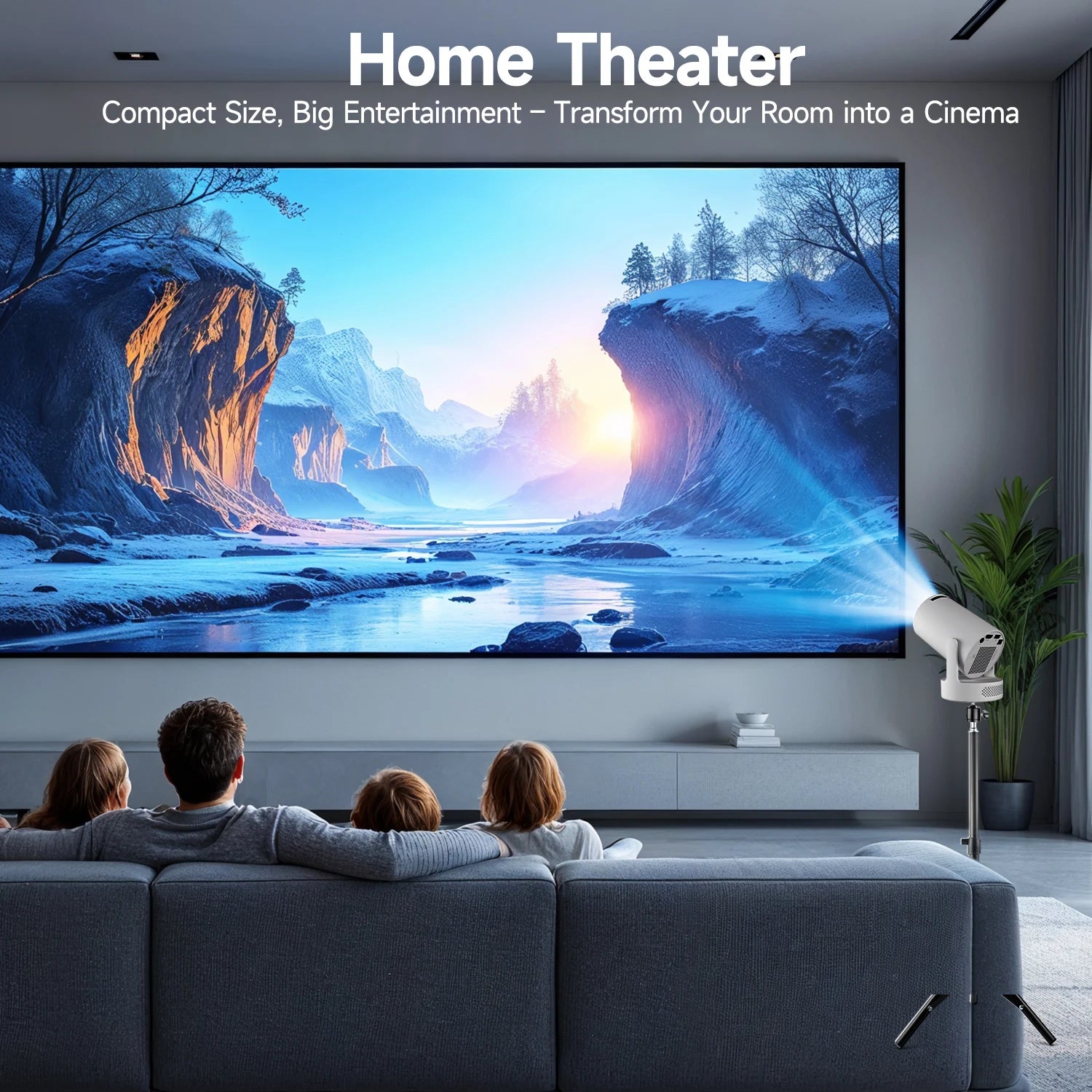 WiFi6 Projector with Android 11 & Dual WiFi 4K - Z A F L U X X - E M P I R E