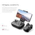4K HD Camera, WiFi FPV, Foldable Quadcopter - Z A F L U X X - E M P I R E