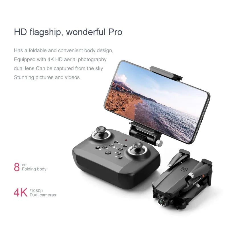 4K HD Camera, WiFi FPV, Foldable Quadcopter - Z A F L U X X - E M P I R E