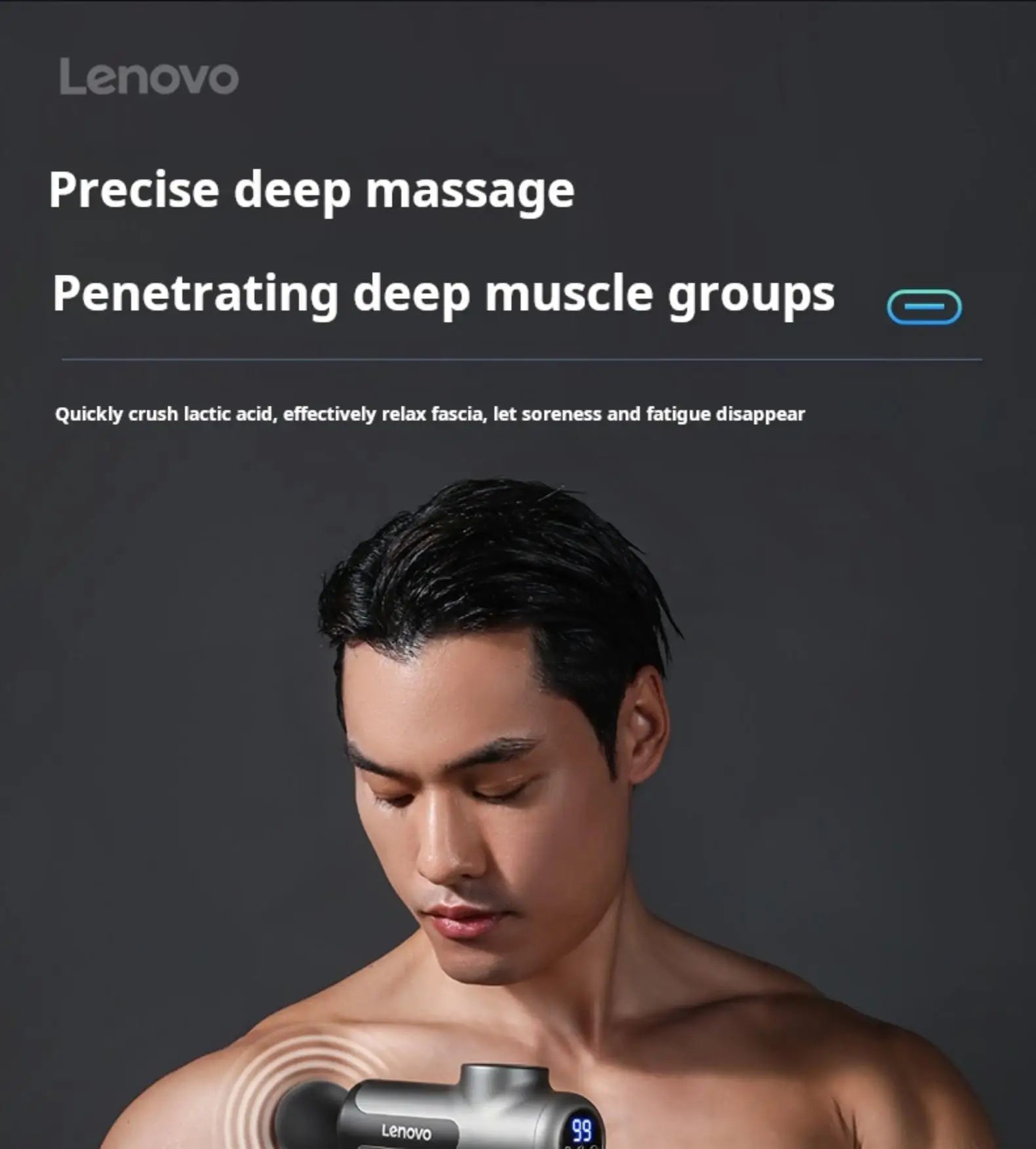 Fascia Gun LED Touch Screen Muscle Massager - Z A F L U X X - E M P I R E
