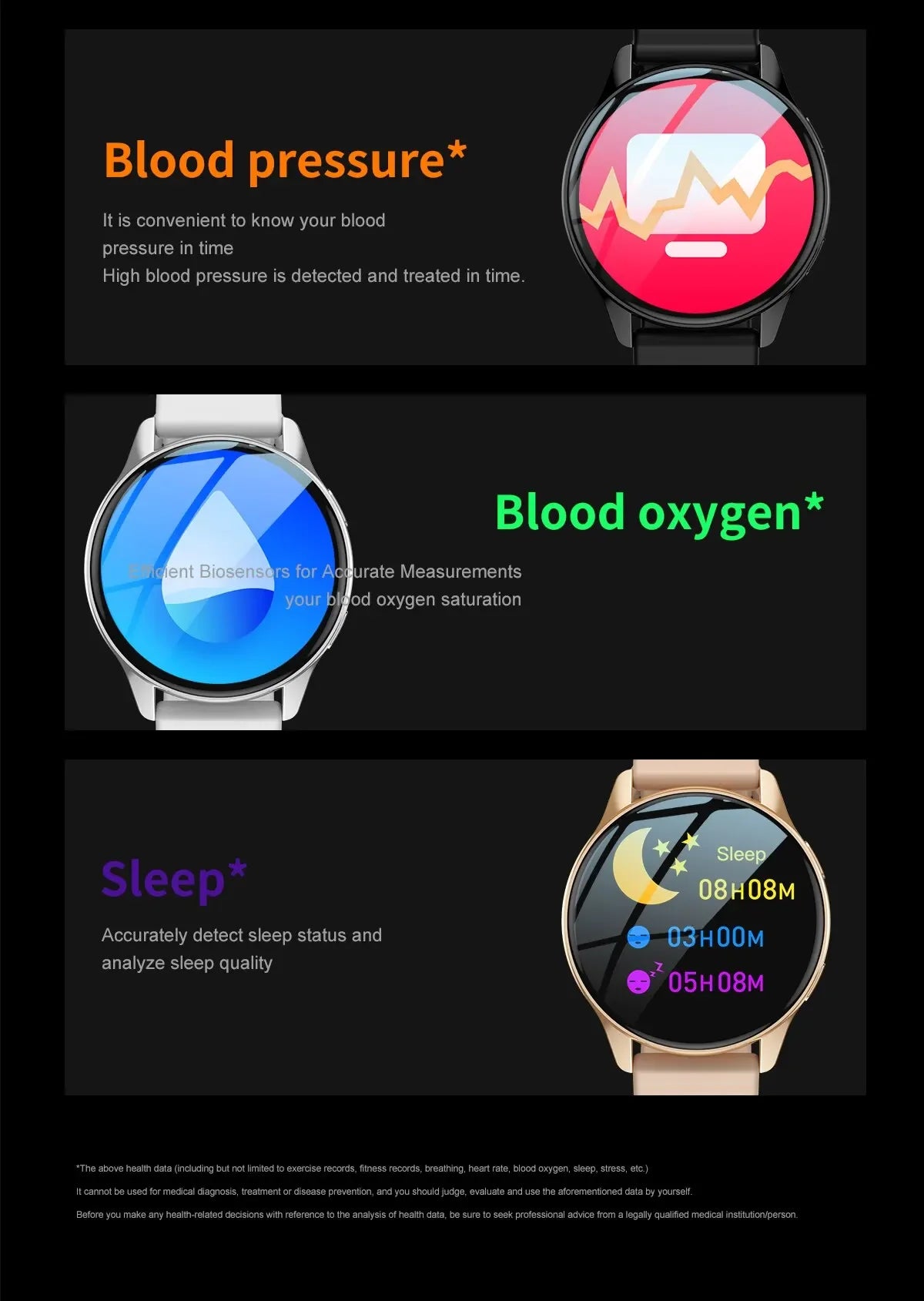 Bluetooth Health Smartwatch Call - Z A F L U X X - E M P I R E