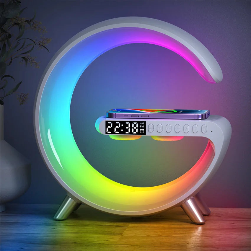 Wireless Charger with Bluetooth Speaker & LED Lamp - Z A F L U X X - E M P I R E