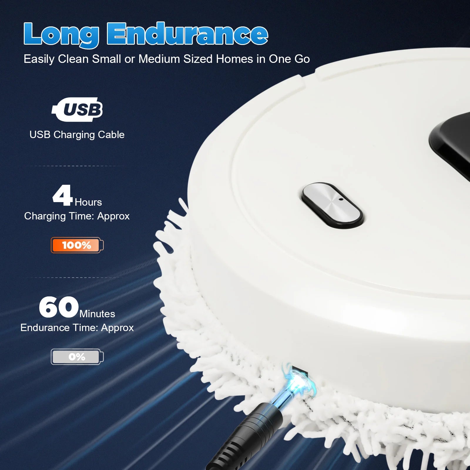 Mini Robot Vacuum and Mopping Machine - Z A F L U X X - E M P I R E
