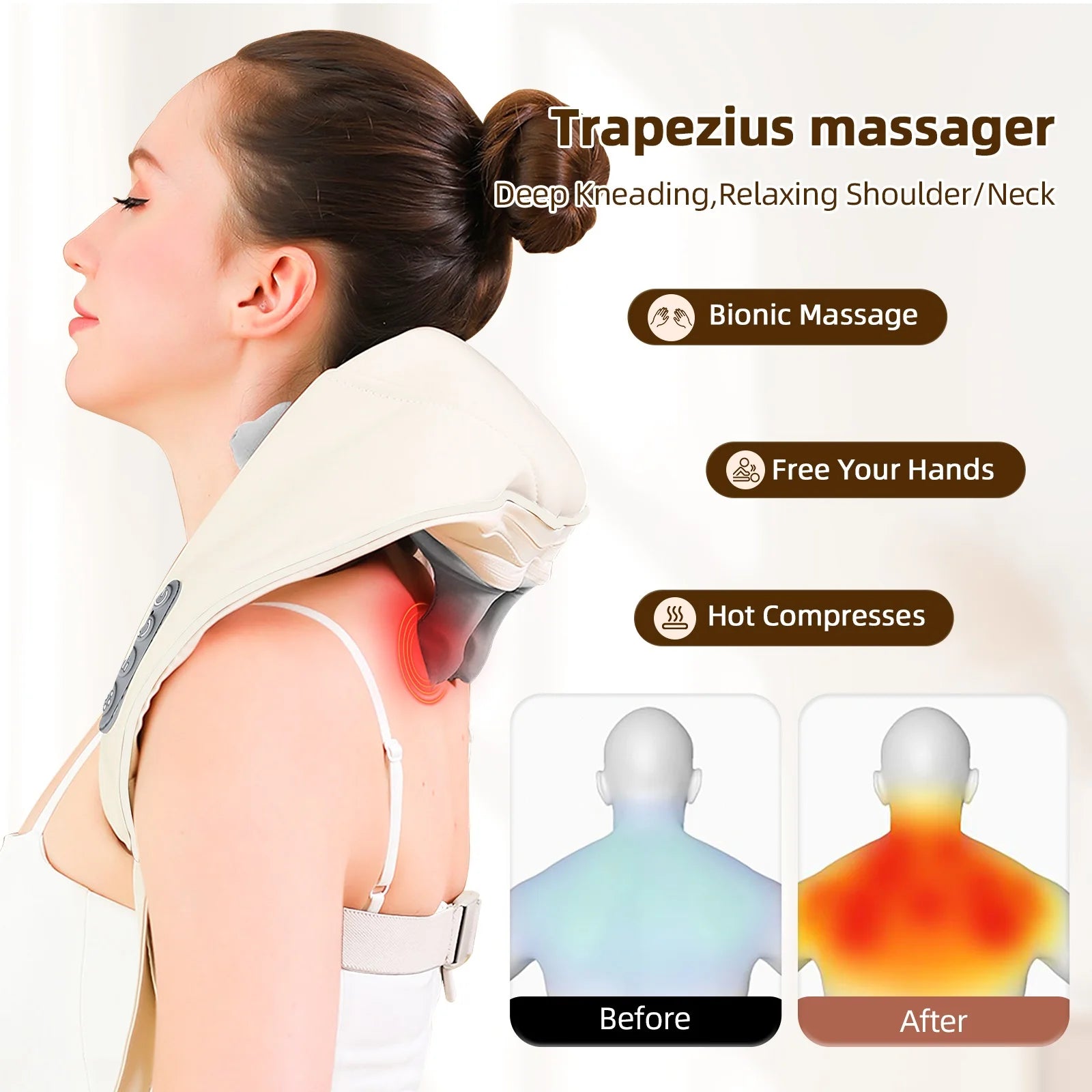 Wireless Neck and Back Massager - Z A F L U X X - E M P I R E
