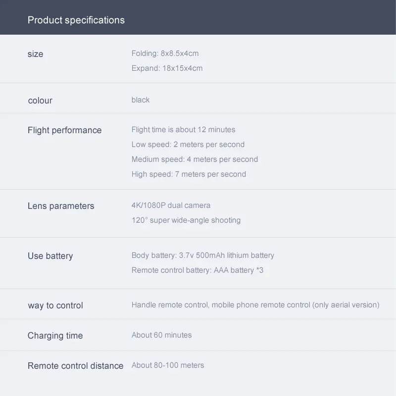 4K HD Camera, WiFi FPV, Foldable Quadcopter - Z A F L U X X - E M P I R E