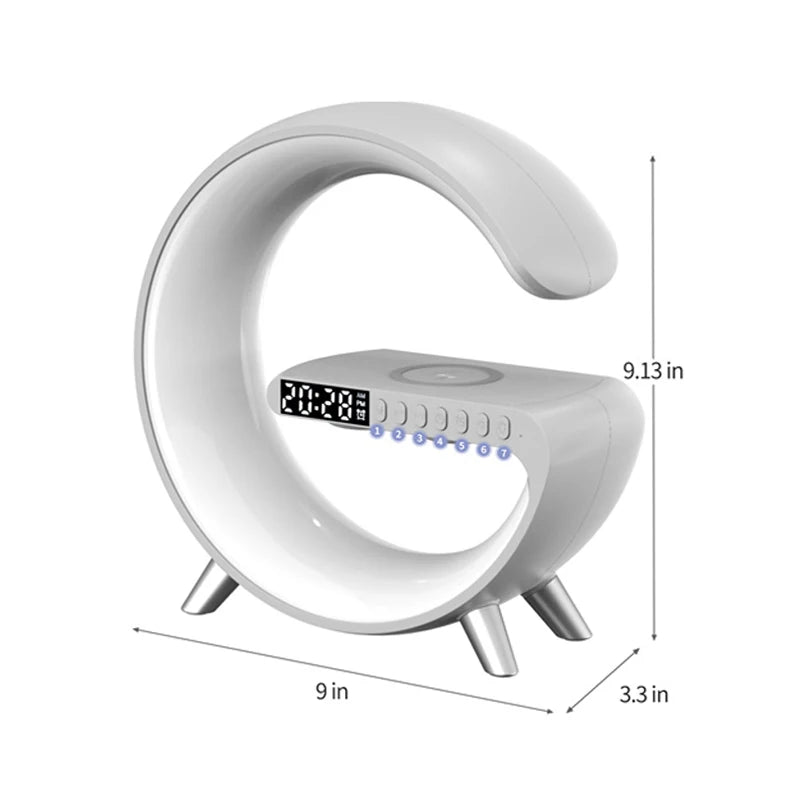 Wireless Charger with Bluetooth Speaker & LED Lamp - Z A F L U X X - E M P I R E