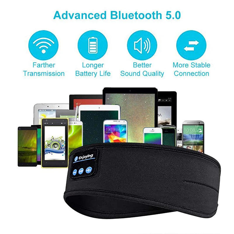 Bluetooth Earphones Sports Sleeping Headband - Z A F L U X X - E M P I R E