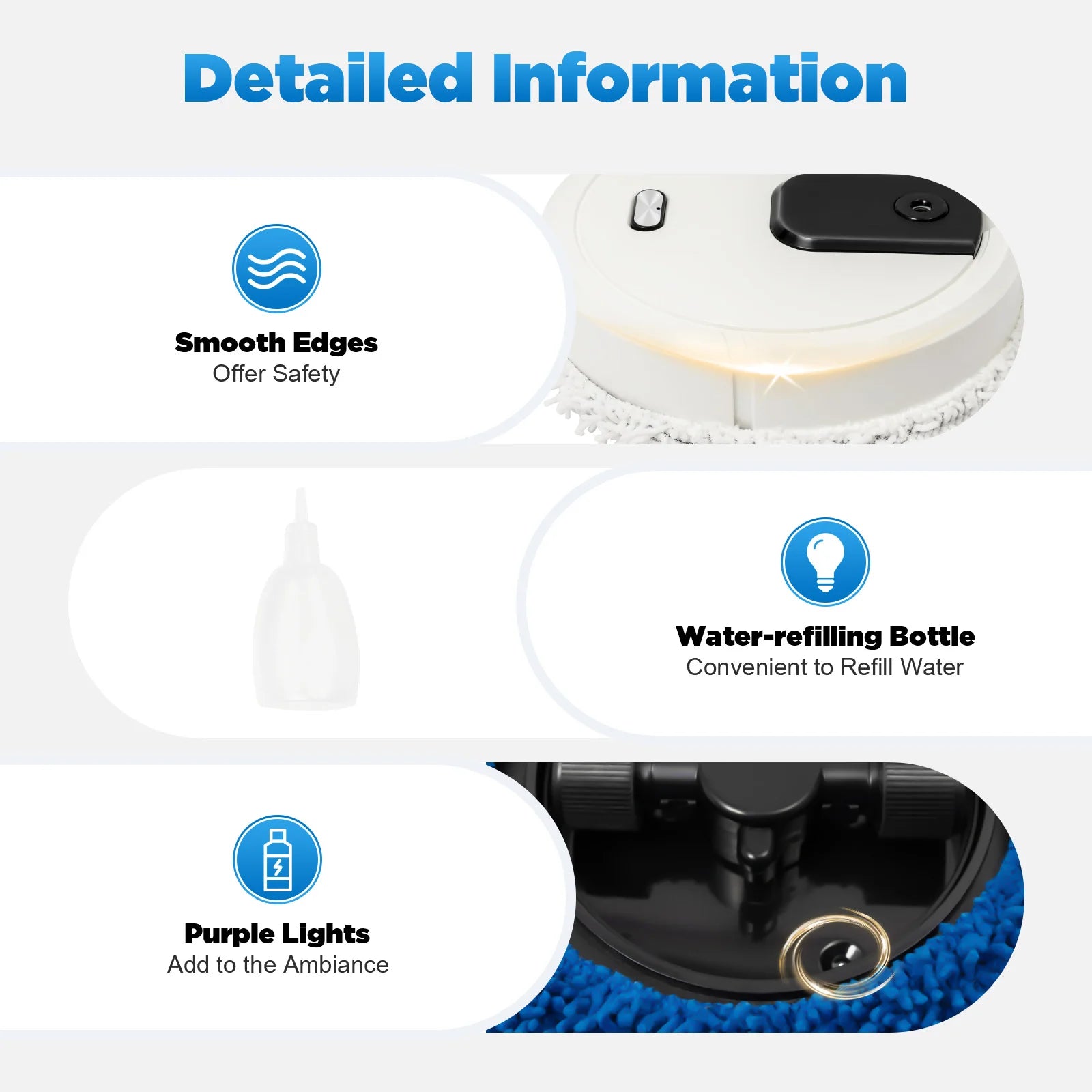 Mini Robot Vacuum and Mopping Machine - Z A F L U X X - E M P I R E