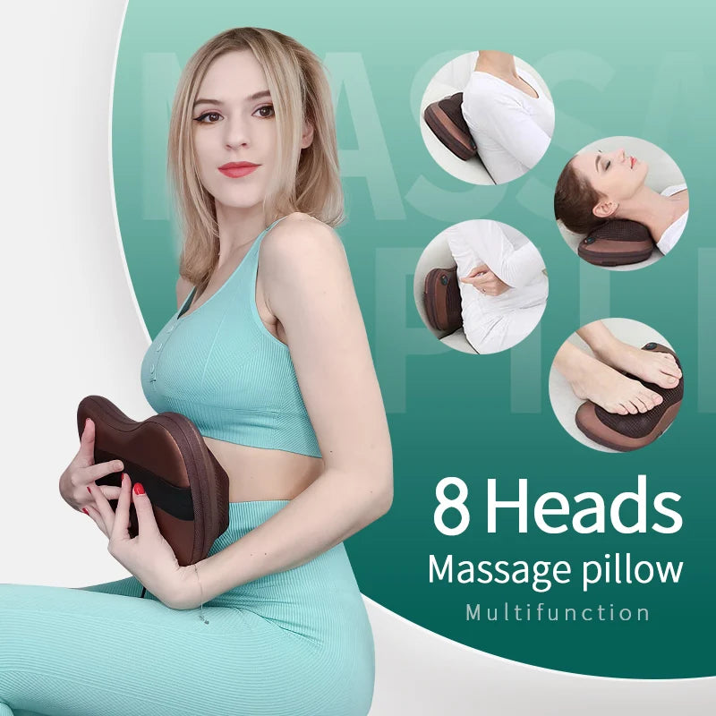 Electric Shiatsu Massage Pillow for Neck & Back - Z A F L U X X - E M P I R E